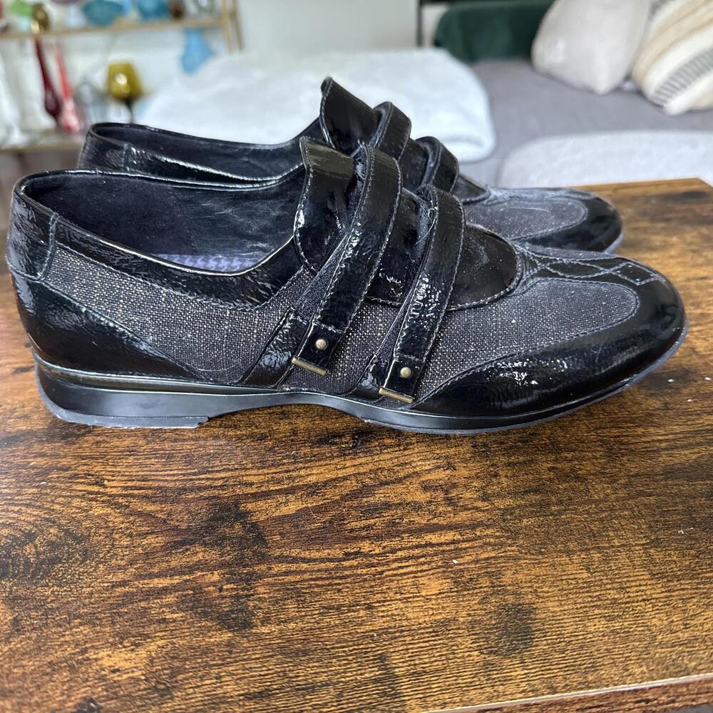Vintage Aetrex Essence Collection MOZAIC Insole Black Shoes ANNA Sz 9M Exc Cond